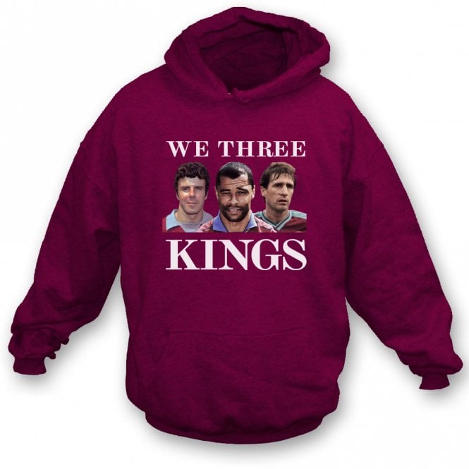 We Three Kings (Aston Villa Influenced) Regular Design Hooded Sweatshirt
