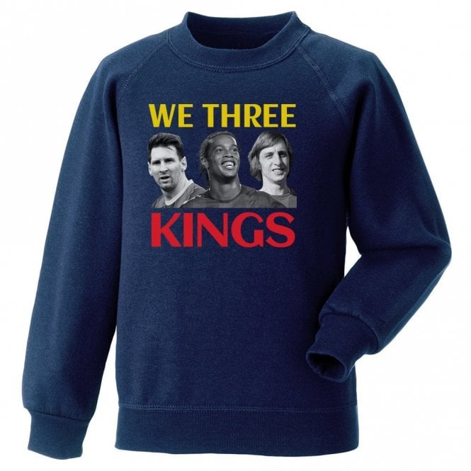 We Three Kings (Barcelona Influenced) Regular Design Organic Sweatshirt