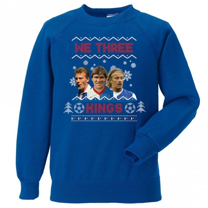 We Three Kings (Blackburn Influenced) Kids Christmas Jumper