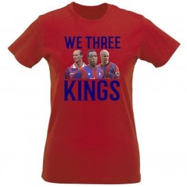 We Three Kings (Crystal Palace Influenced) Regular Design Organic  Womens Slim Fit T-Shirt