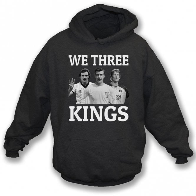 We Three Kings (Fulham Influenced) Regular Design Organic Hooded Sweatshirt