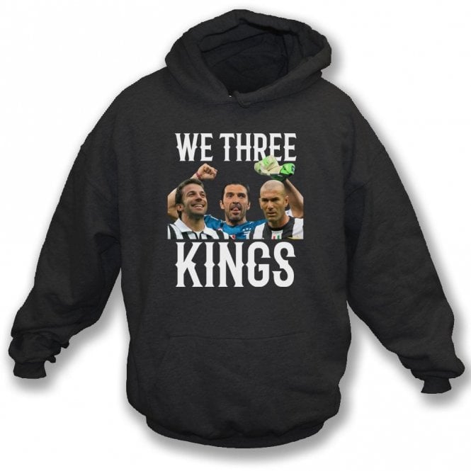 We Three Kings (Juventus Influenced) Regular Design Organic Hooded Sweatshirt