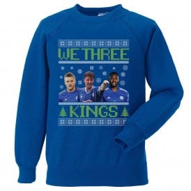 We Three Kings (Leicester City Influenced) Kids Christmas Jumper