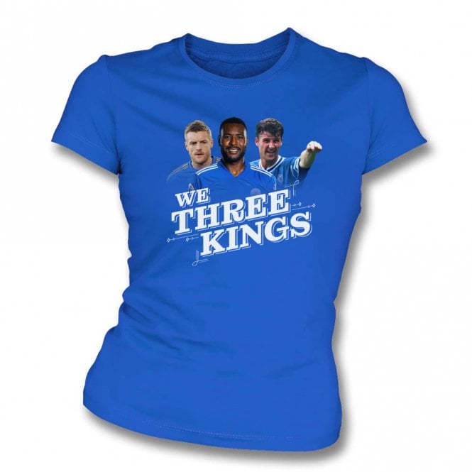 We Three Kings (Leicester Influenced) Regular Design Womens Slim Fit T-Shirt