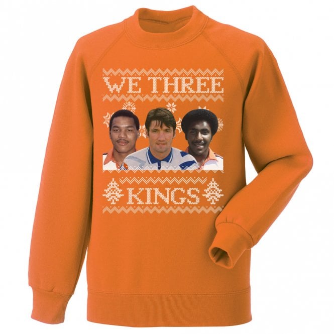 We Three Kings (Luton Town Influenced) Kids Christmas Jumper
