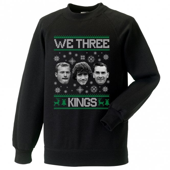 We Three Kings (Newcastle United Influenced) Kids Christmas Jumper