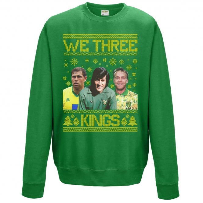 We Three Kings (Norwich City Influenced) Christmas Jumper