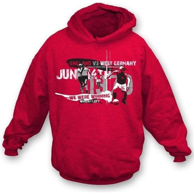 We were winning when I left hooded sweatshirt