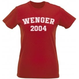 Wenger 2004 (Arsenal) Womens Slim Fit T-Shirt