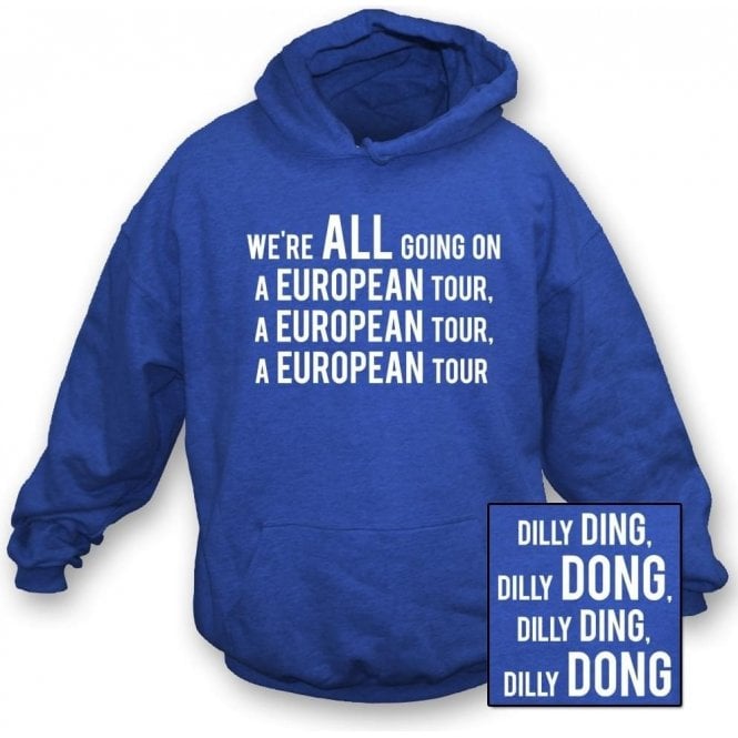 We're All Going On A European Tour Kids Hooded Sweatshirt (Leicester City)