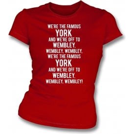 We're The Famous York Womens Slim Fit T-Shirt