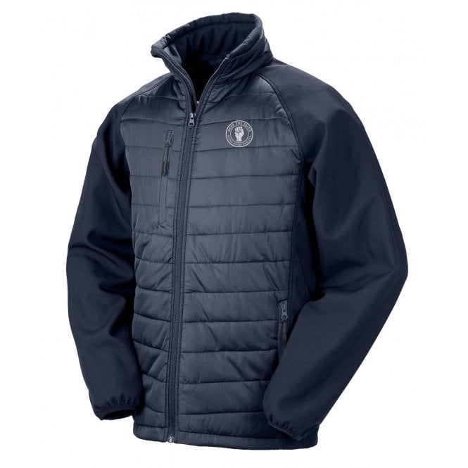 West Brom Influenced Keep The Faith Embroidered Away Days Padded Softshell Jacket