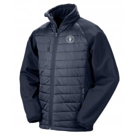 West Brom Influenced Keep The Faith Embroidered Away Days Padded Softshell Jacket