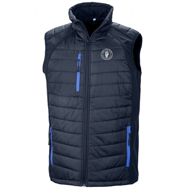 West Brom Influenced Keep The Faith Embroidered Terrace Gilet