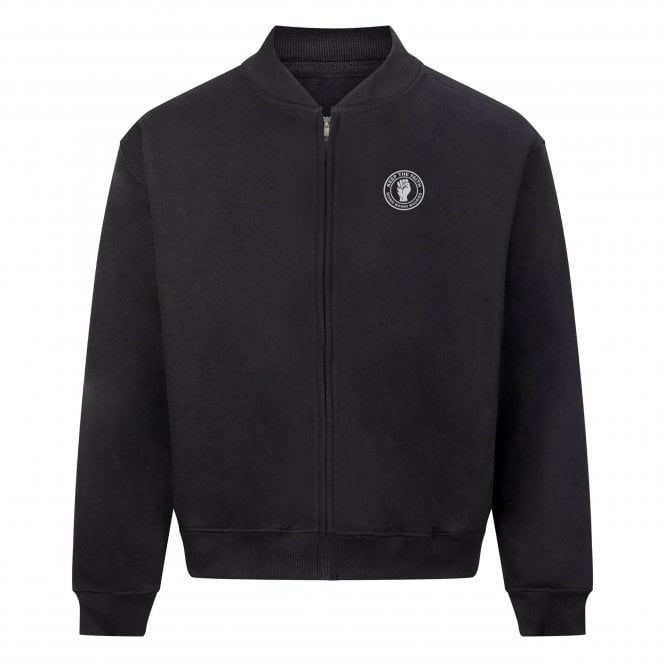 West Bromwich Albion Keep The Faith Heavyweight Embroidered Bomber Sweatshirt