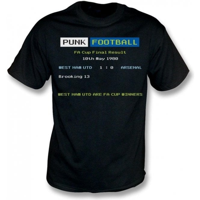 West Ham 1980 Ceefax Kids T-Shirt