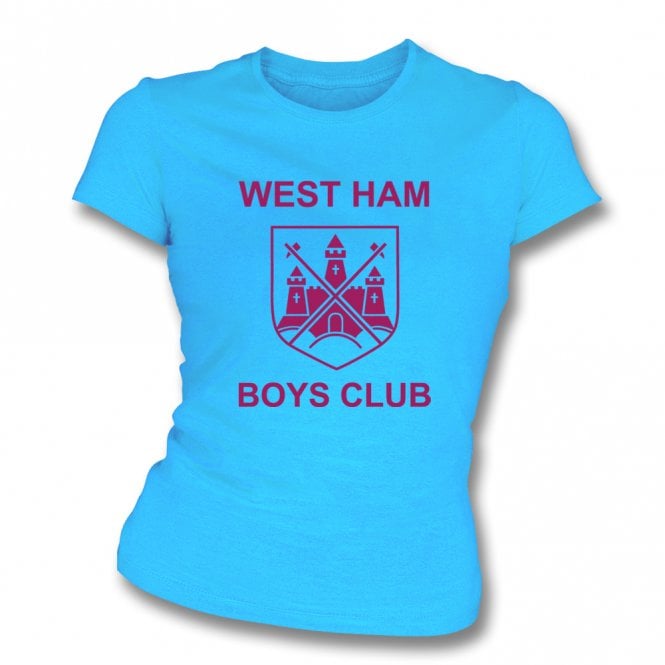 West Ham Boys Club (As Worn By Morrissey, The Smiths) Organic Womens Slim Fit T-Shirt