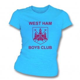 West Ham Boys Club (As Worn By Morrissey, The Smiths) Organic Womens Slim Fit T-Shirt