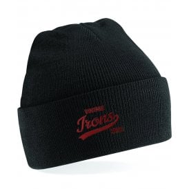 West Ham Influenced Vintage Logo Embroidered Terrace Kids Beanie