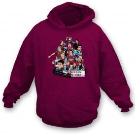 West Ham Legends (Collage) Kids Hooded Sweatshirt