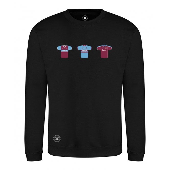 West Ham Retro Football Kits (True Colours Collab) Organic Sweatshirt
