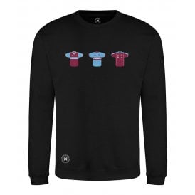West Ham Retro Football Kits (True Colours Collab) Organic Sweatshirt