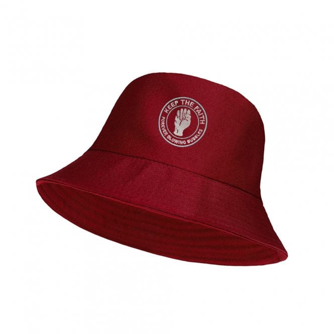 West Ham United Influenced Keep The Faith Embroidered Terrace Bucket Hat