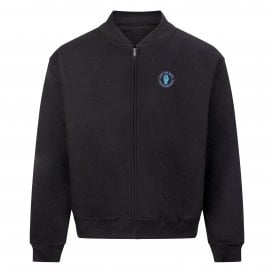 West Ham United Keep The Faith Heavyweight Embroidered Bomber Sweatshirt