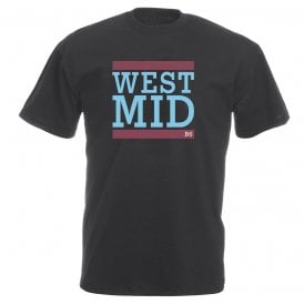 WEST MID (Aston Villa Influenced) Vintage Wash T-Shirt