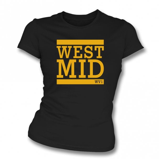 WEST MID (Wolverhampton Influenced) Womens Slim Fit T-Shirt