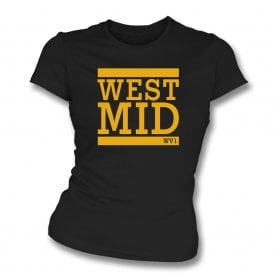 WEST MID (Wolverhampton Influenced) Womens Slim Fit T-Shirt