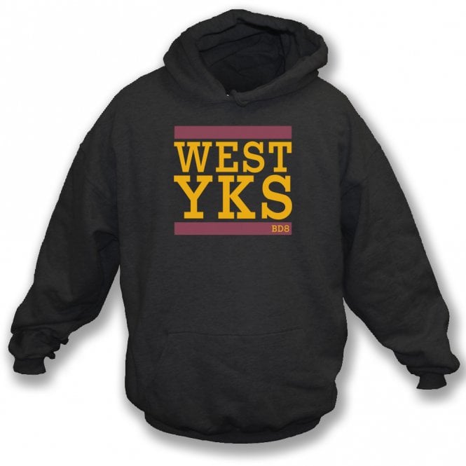 WEST YKS (Bradford Influenced) Kids Hooded Sweatshirt