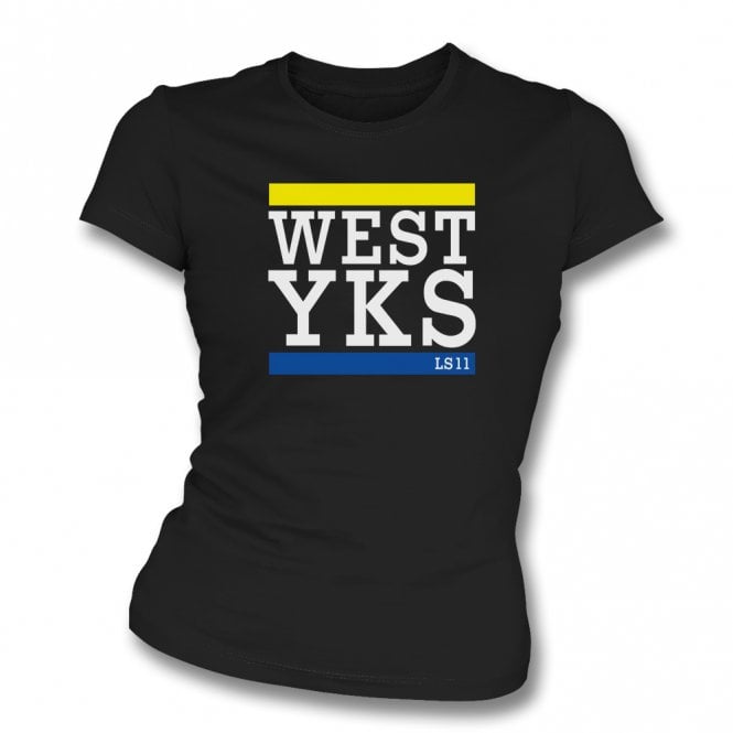 WEST YKS (Leeds Influenced) Womens Slim Fit T-Shirt