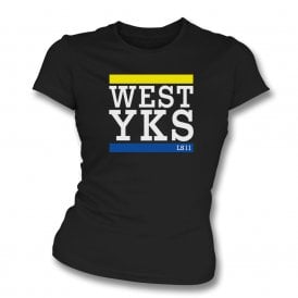 WEST YKS (Leeds Influenced) Womens Slim Fit T-Shirt