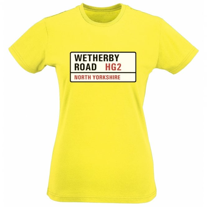 Wetherby Road HG2 (Harrogate) Womens Slim Fit T-Shirt