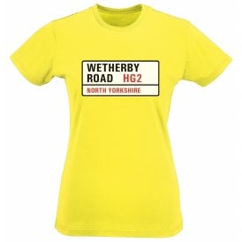 Wetherby Road HG2 (Harrogate) Womens Slim Fit T-Shirt
