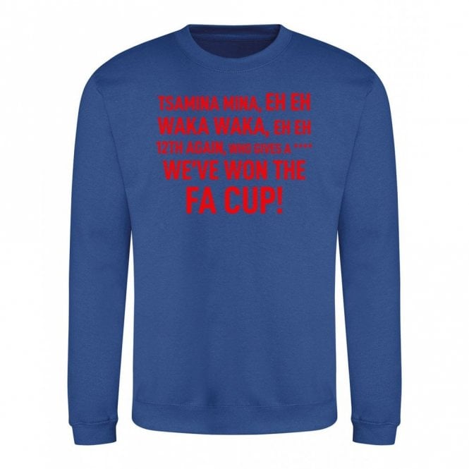 We've Won The FA Cup (Crystal Palace Influenced) Chant Organic Sweatshirt