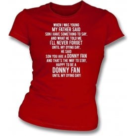 When I Was Young (Doncaster Rovers) Womens Slim Fit T-Shirt