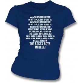 When Southend United Go Out To Play Womens Slim Fit T-Shirt