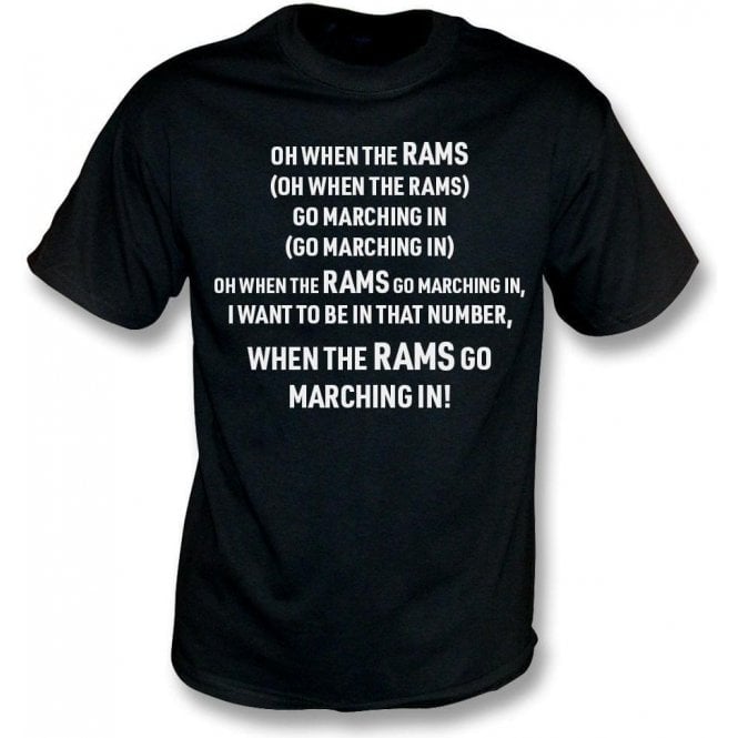 When The Rams Go Marching In (Derby County) Kids T-Shirt