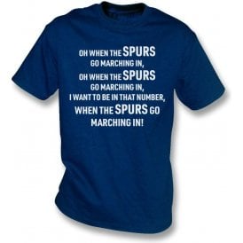 When The Spurs Go Marching In (Tottenham Hotspur) Kids T-Shirt