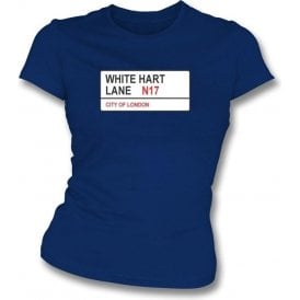 White Hart Lane N17 Women's Slimfit T-Shirt (Spurs)