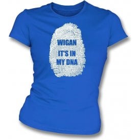 Wigan - It's In My DNA Womens Slim Fit T-Shirt