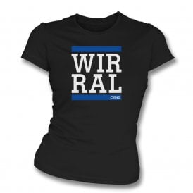 WIRRAL (Tranmere Influenced) Womens Slim Fit T-Shirt