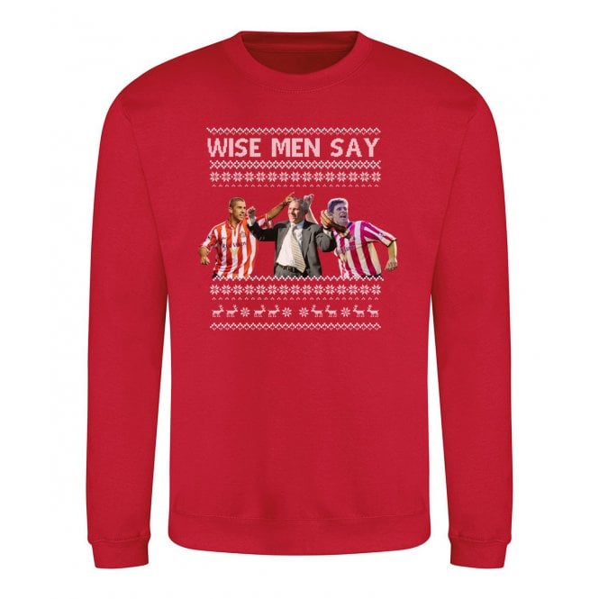 Wise Men Say (Sunderland Influenced) Christmas Jumper