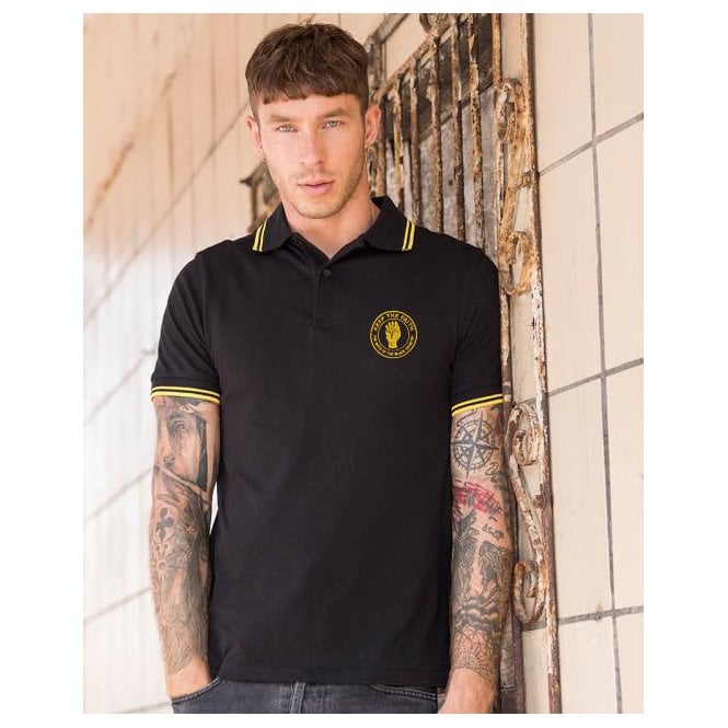 Wolverhampton Influenced Keep The Faith Embroidered Terrace Polo Shirt