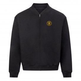 Wolverhampton Wanderers Keep The Faith Heavyweight Embroidered Bomber Sweatshirt