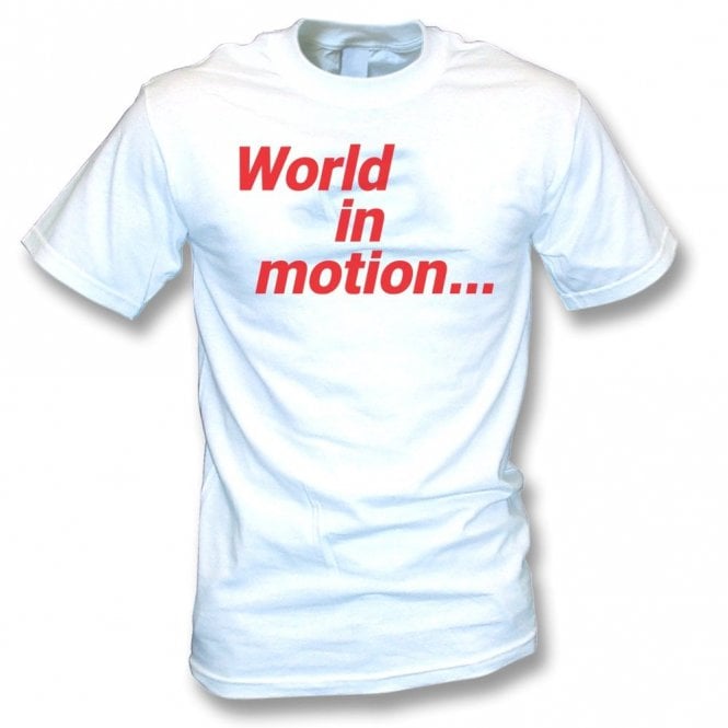 World In Motion (England Infuenced) Organic T-Shirt