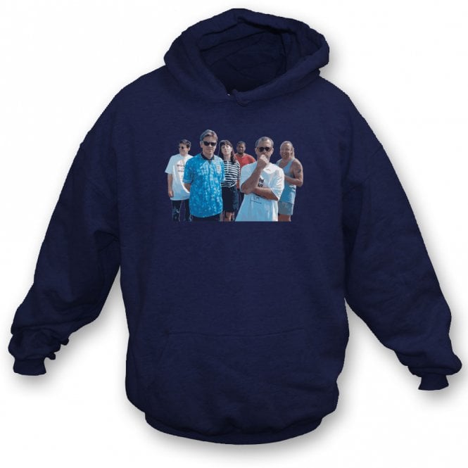 World In Motion Group Photo (England Influenced) Art Print Kids Hooded Sweatshirt