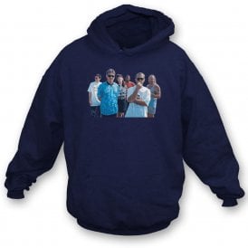 World In Motion Group Photo (England Influenced) Art Print Kids Hooded Sweatshirt